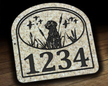Labrador Retriever Address Plaque